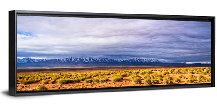 Morocco Stone Desert Wall Art as a framed canvas