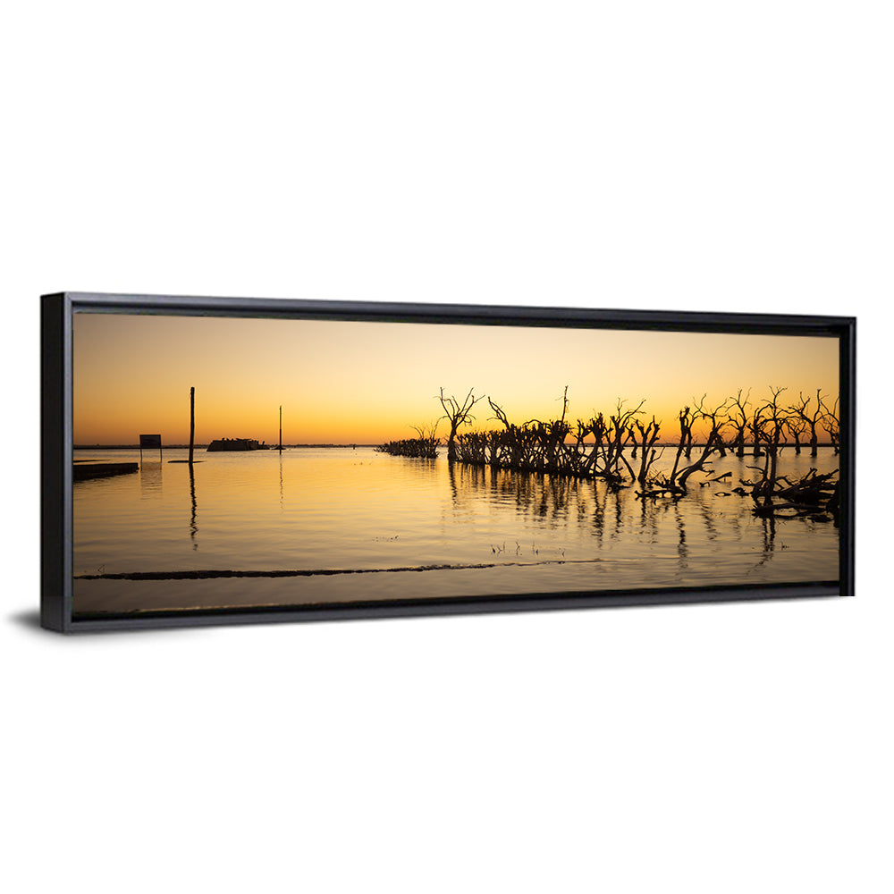 Lake Epecuen Sunset Wall Art