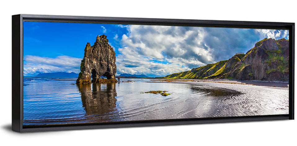 Rock Hvitserkur Sunset Wall Art