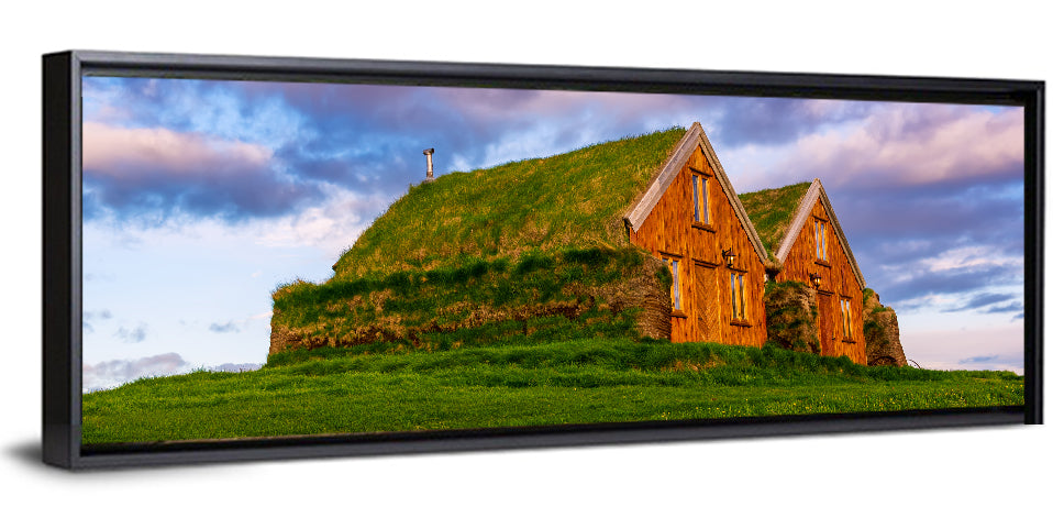 Icelandic Turf Houses Wall Art