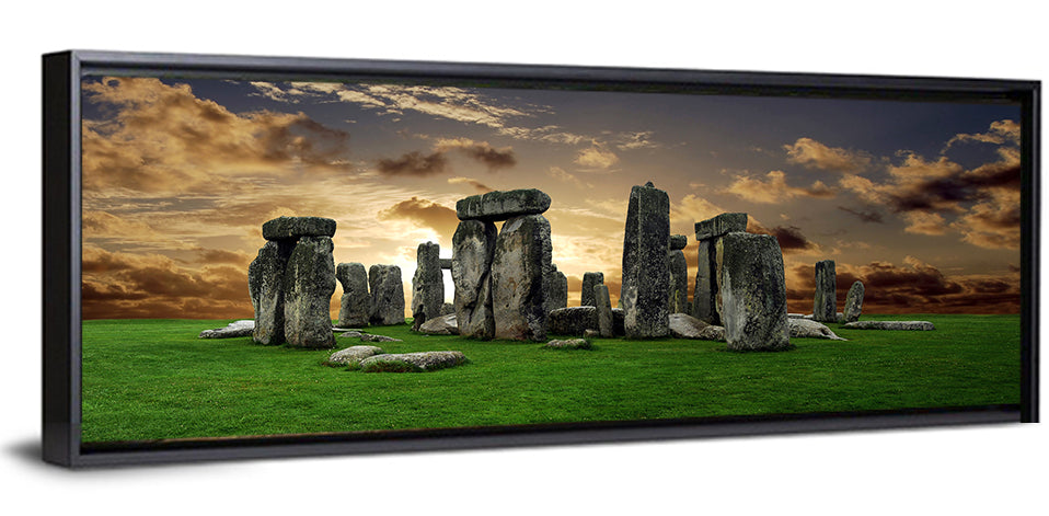 Stonehenge Sunset Wall Art