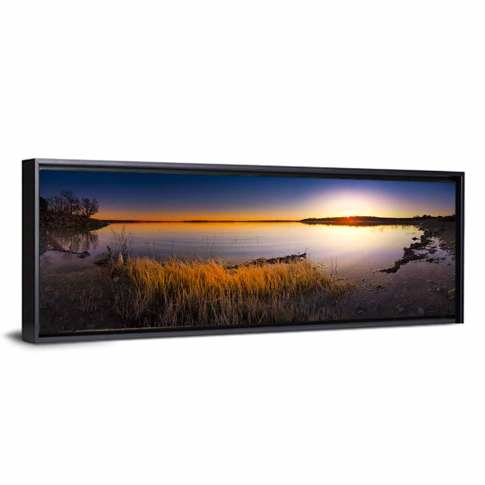 Benbrook Lake Sunset Wall Art