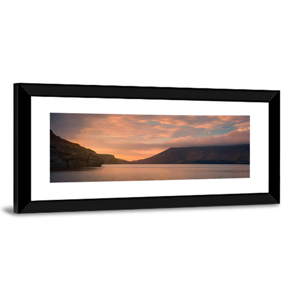 Kleifarvatn Lake Sunset Wall Art
