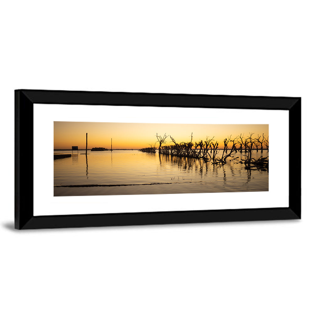 Lake Epecuen Sunset Wall Art