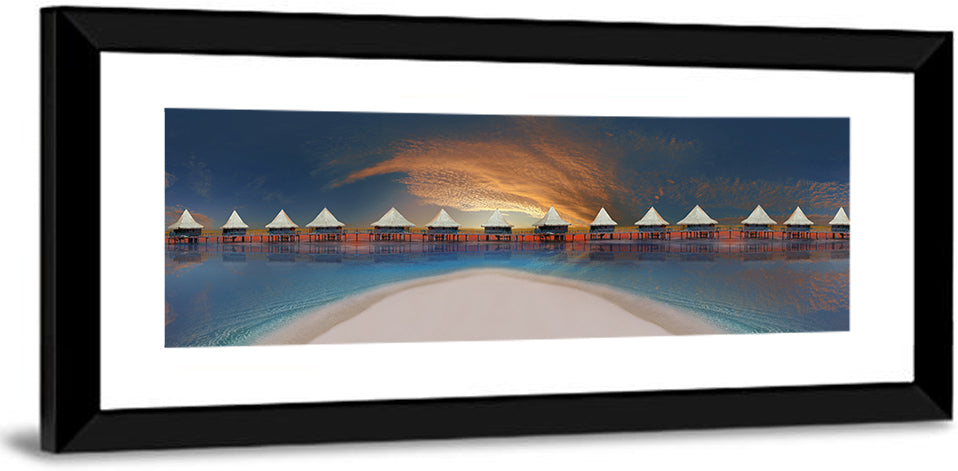Beach Bungalows Wall Art