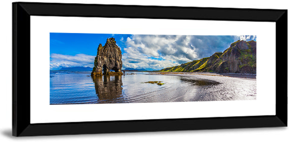Rock Hvitserkur Sunset Wall Art
