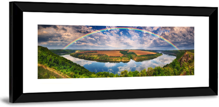 Dnister River Wall Art as a framed print