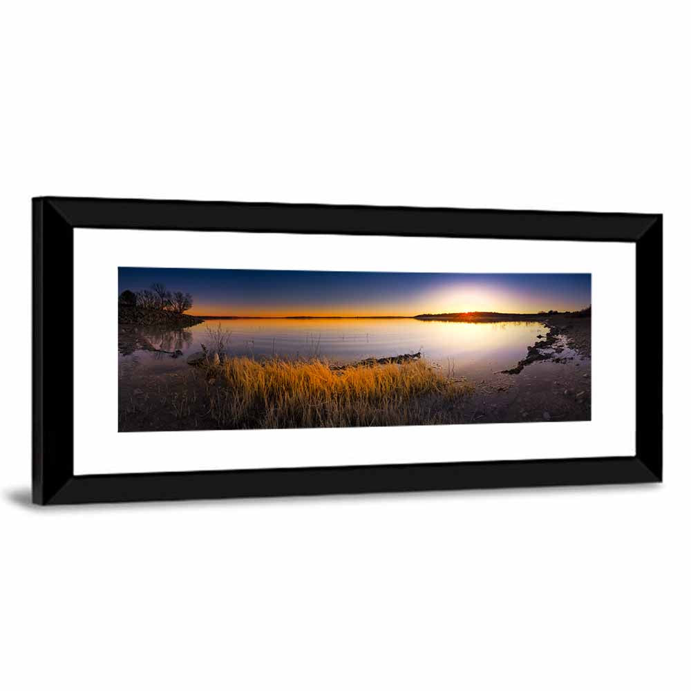 Benbrook Lake Sunset Wall Art
