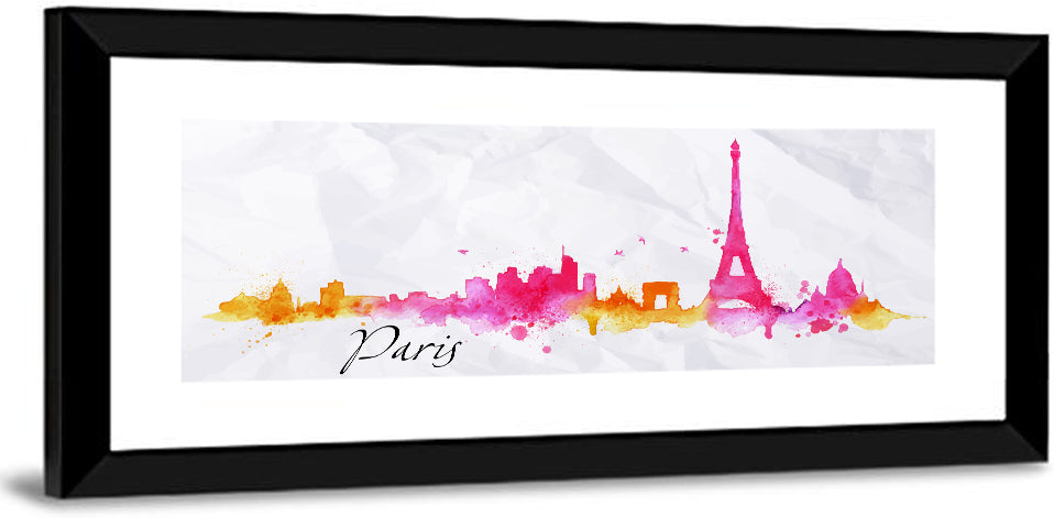 Paris Watercolor Sketch Wall Art