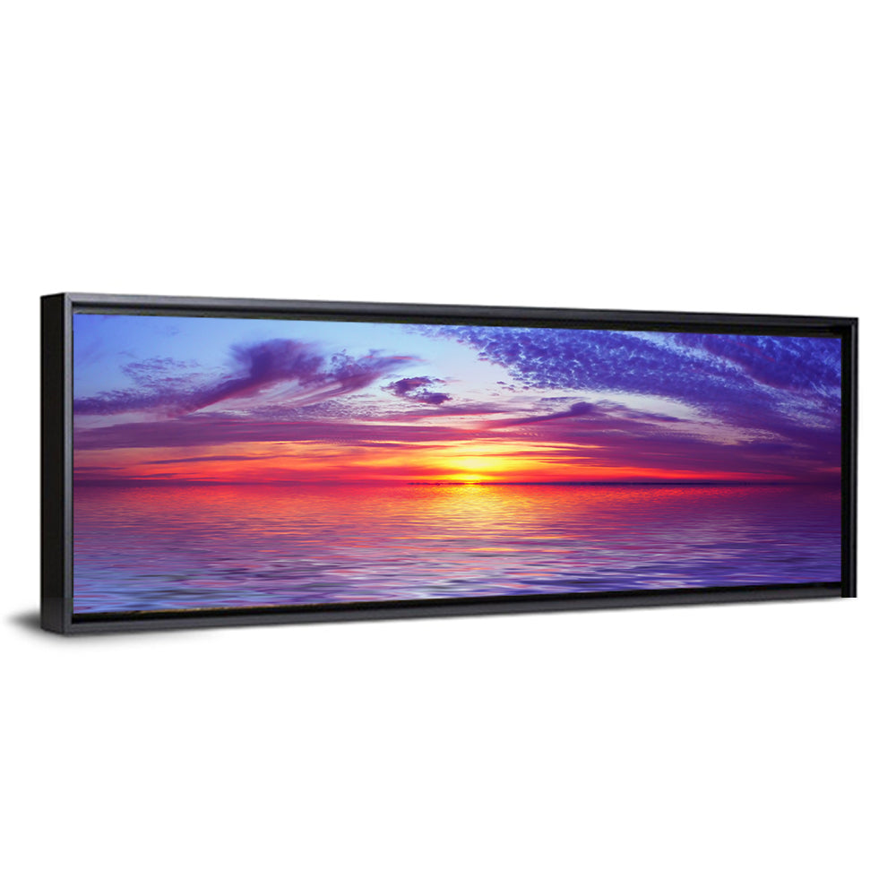 Bay Beach Sunset Wall Art