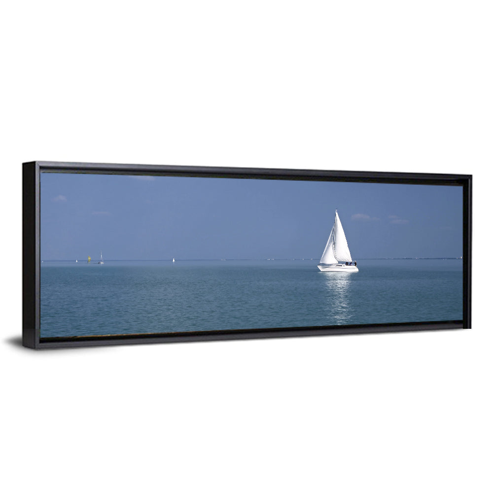 Lake Balaton Sailboat Wall Art
