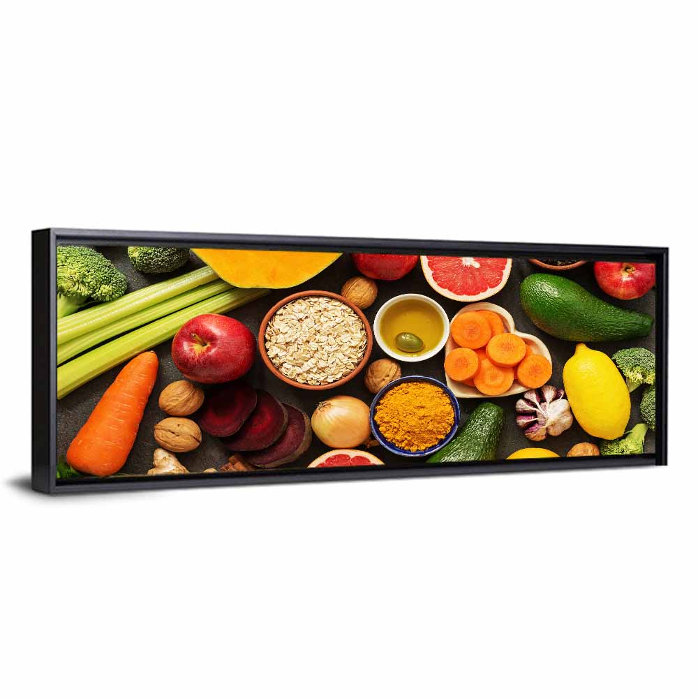 Detox Diet Food Wall Art