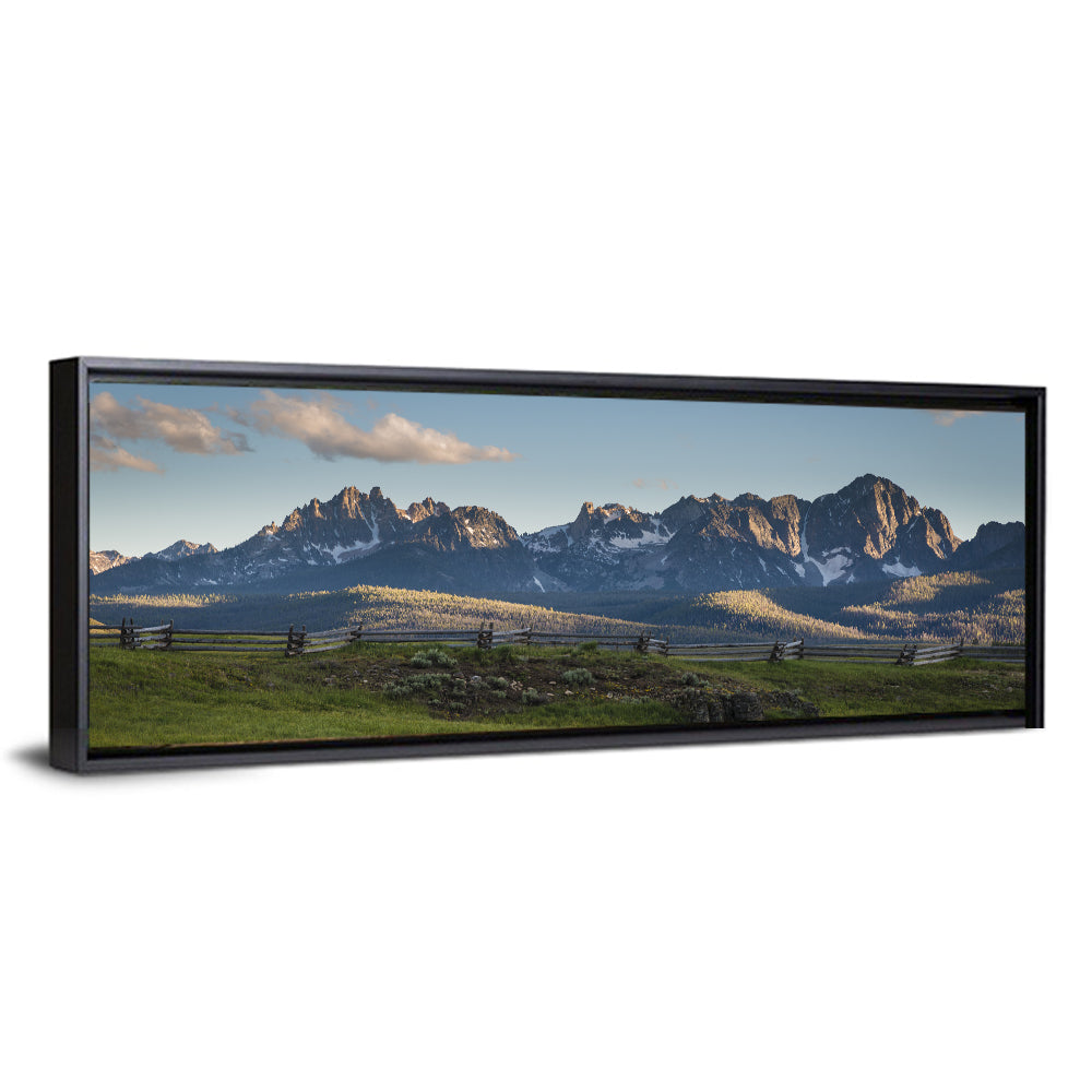 Sawtooth Mountain Range Wall Art