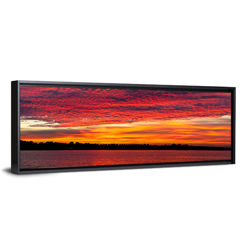 Lake Ijssel Sunset Wall Art