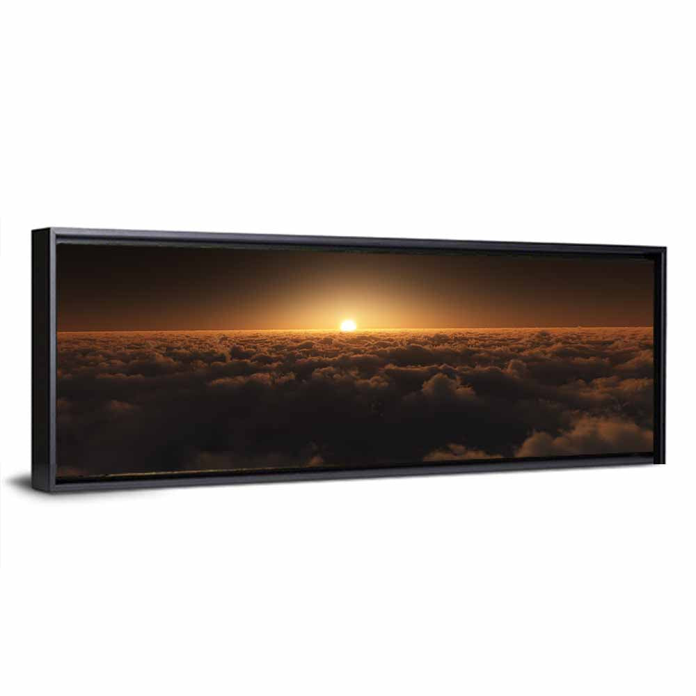 Scenic Clouds Sunset Wall Art