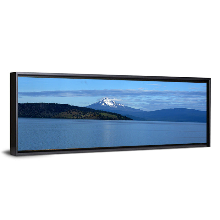 Upper Klamath Lake Wall Art as a framed canvas