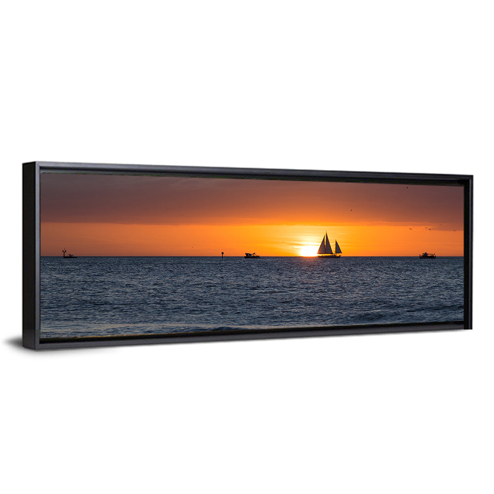 Florida Sea Sunset Wall Art