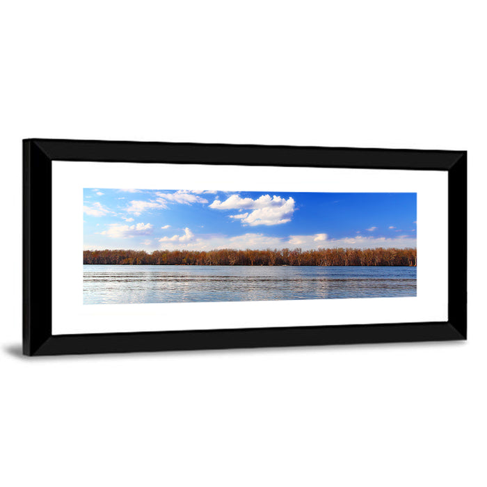 Andalusia Slough Autumn River Wall Art as a framed print