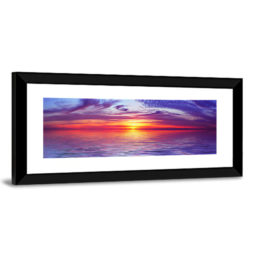 Bay Beach Sunset Wall Art
