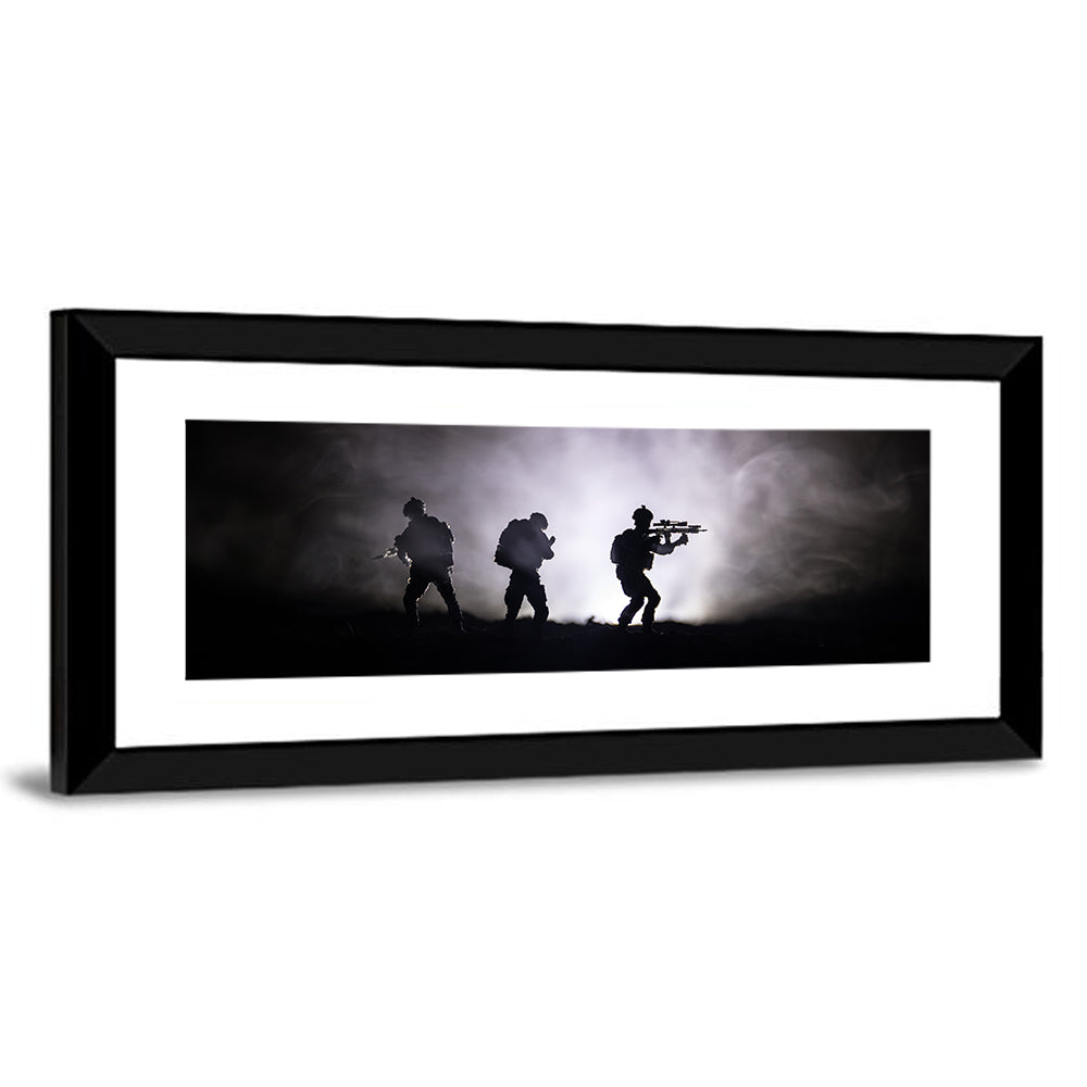 Military Soldiers in War Wall Art