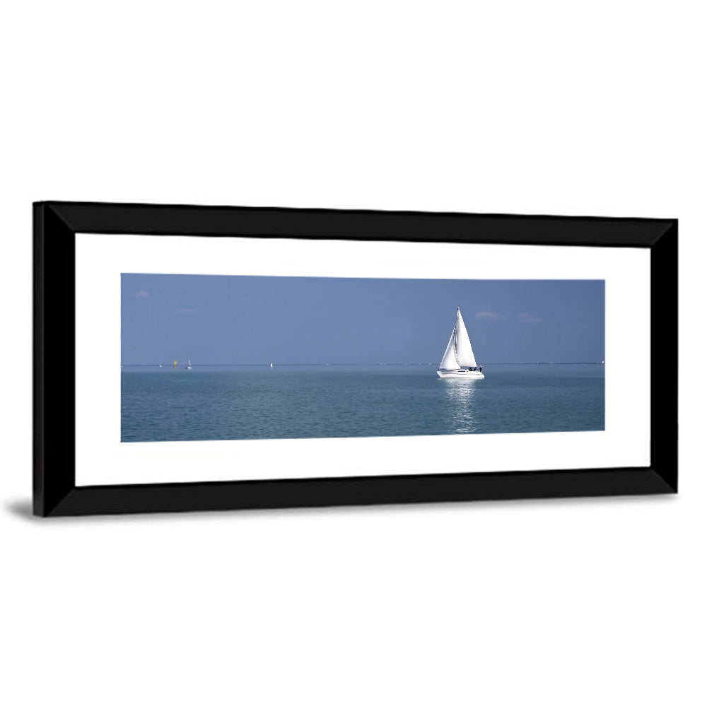 Lake Balaton Sailboat Wall Art
