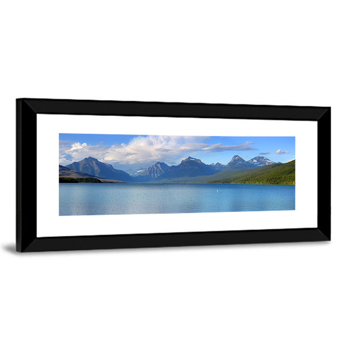 Lake Mcdonald Reflections Wall Art as a framed print
