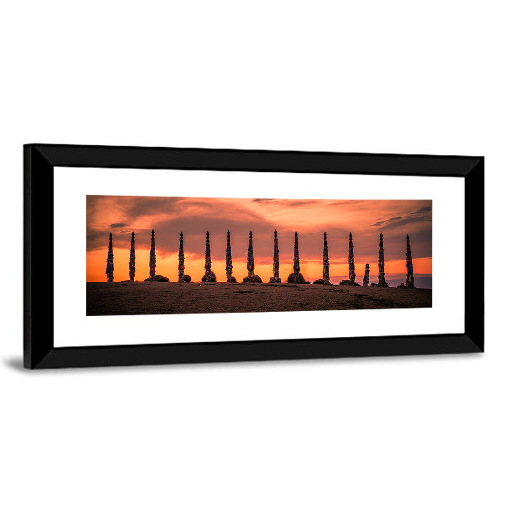 Shaman Pillar Sunset Wall Art