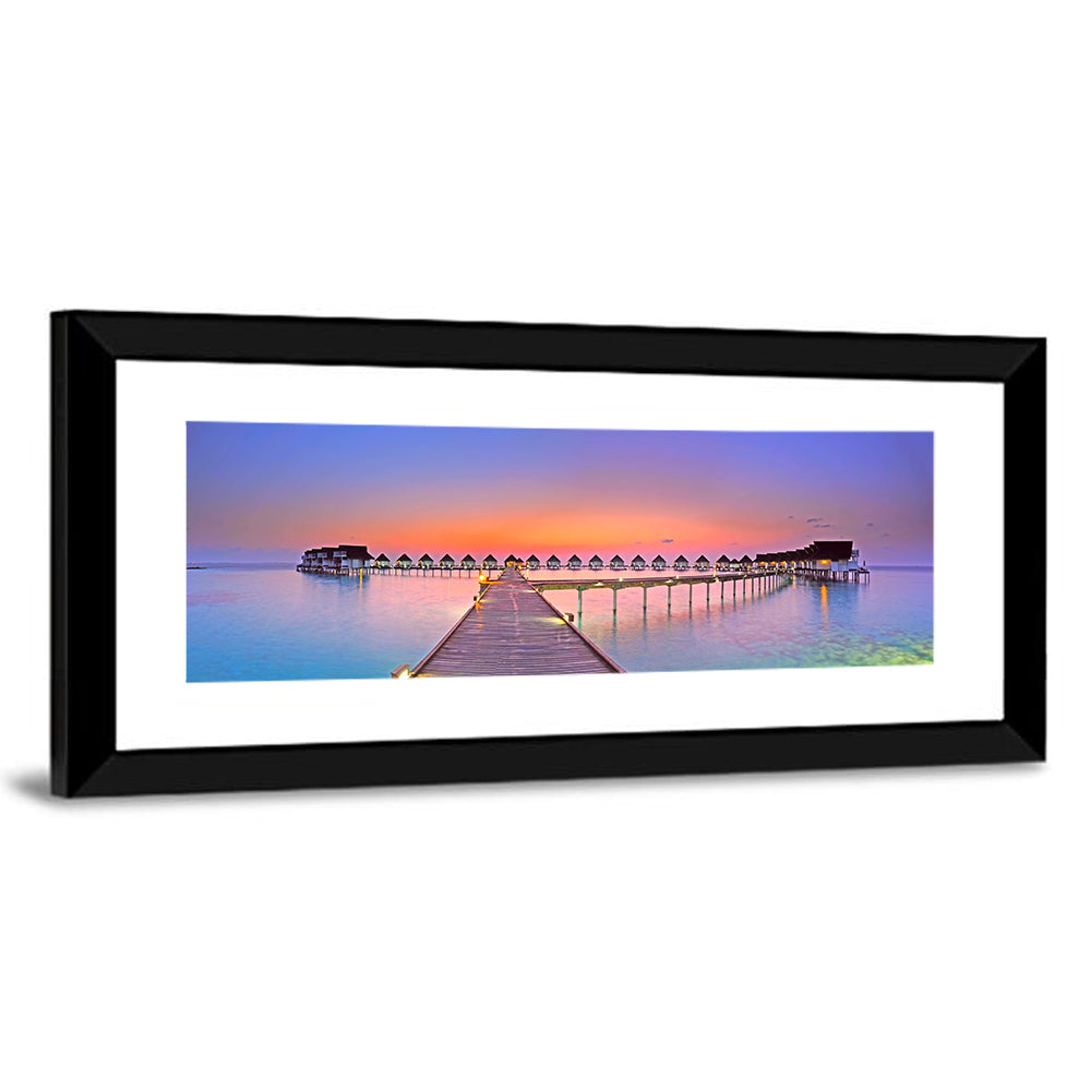 Maldives Island Sunset Wall Art
