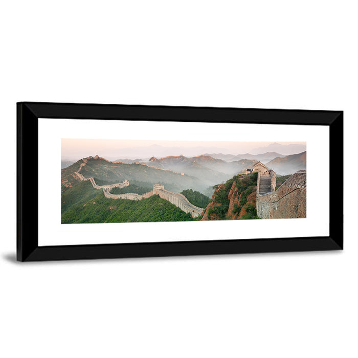 Great of China at Dawn Wall Art as a framed print