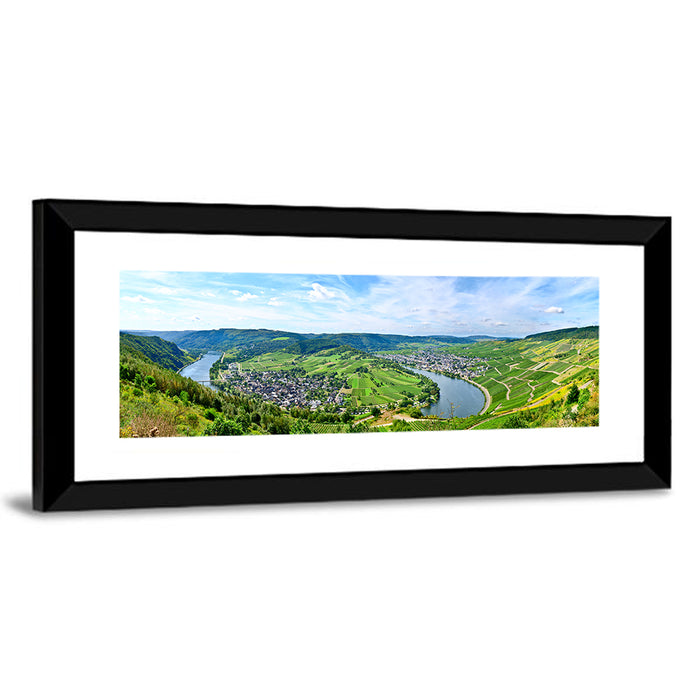 Moselle River at Bernkastel-kues Wall Art as a framed print
