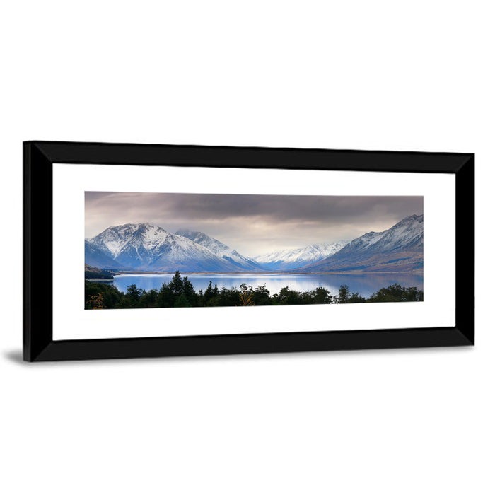 Lake Ohau Reflection Wall Art as a framed print