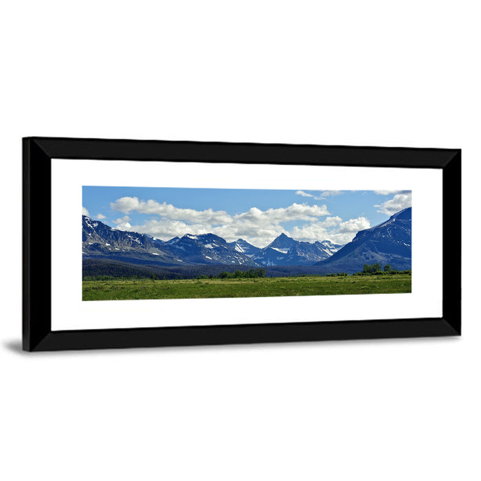 Montana Rocky Mountains Wall Art as a framed print