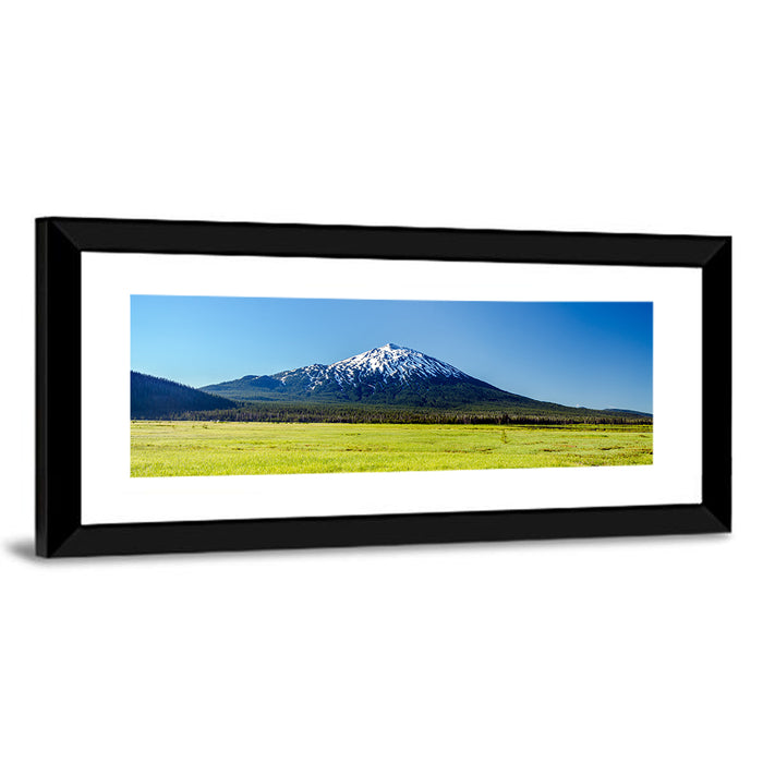 Mount Bachelor Wall Art as a framed print