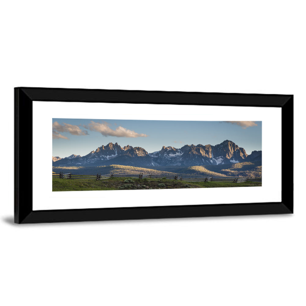Sawtooth Mountain Range Wall Art