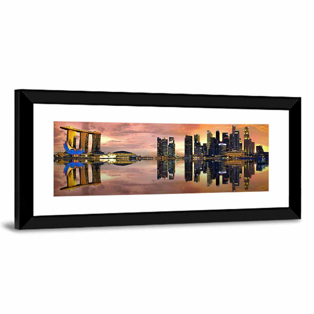 Singapore Skyline Wall Art