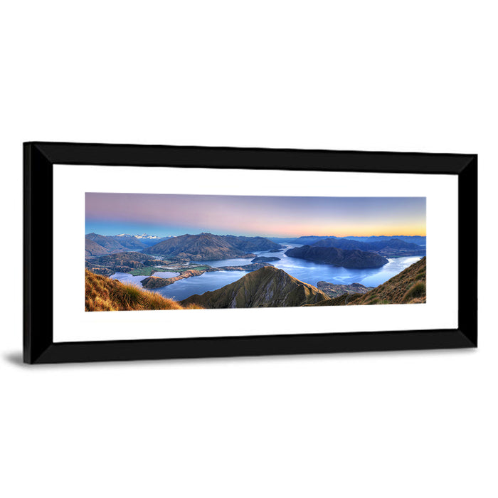 Lake Wanaka from Roys Peak Wall Art as a framed print