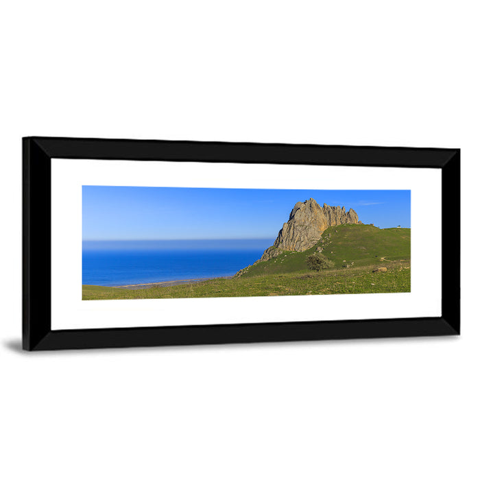 Beshbarmak Mountain Wall Art as a framed print