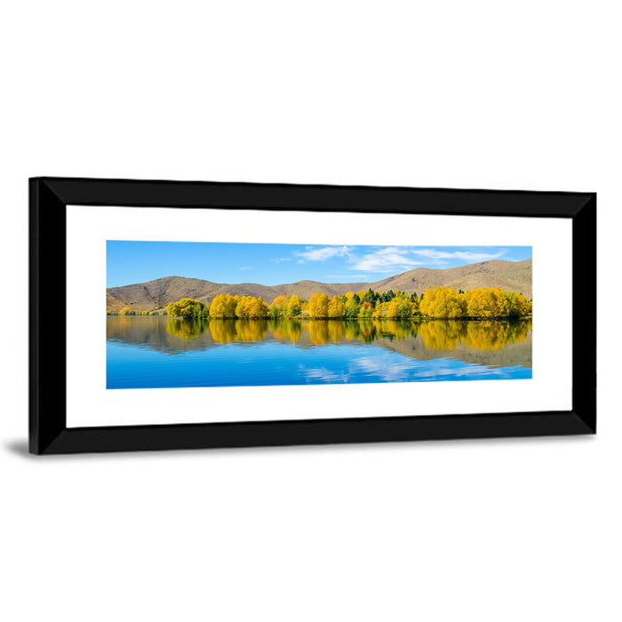 Lake Ruataniwha Wall Art as a framed print