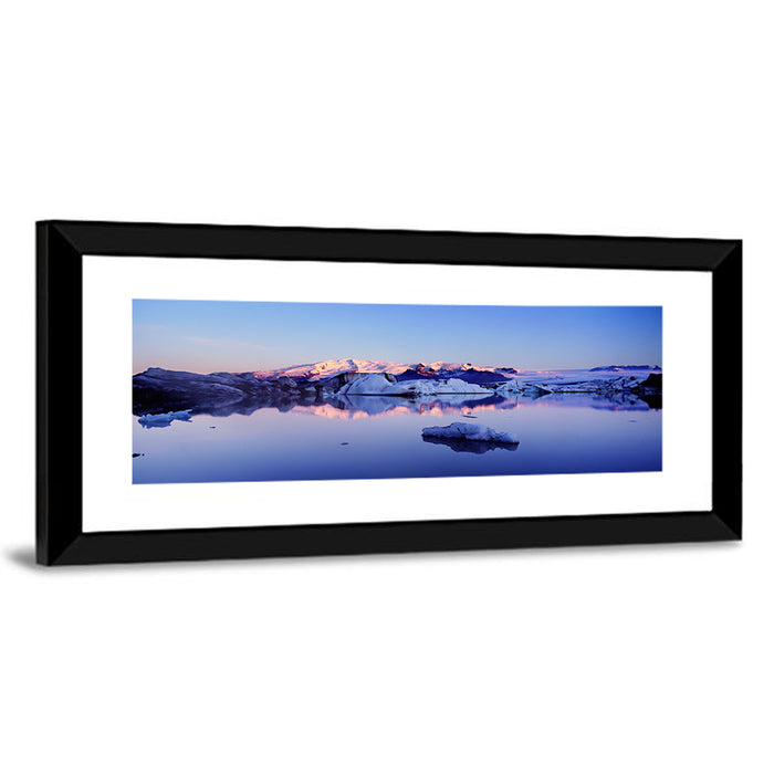 Jokulsarlon Glacier Lagoon Wall Art as a framed print
