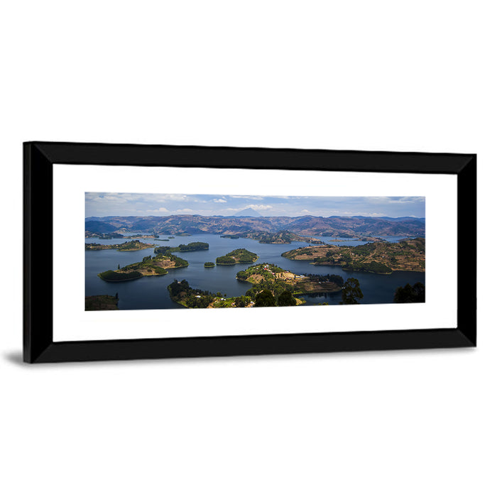 Lake Bunyonyi Wall Art as a framed print