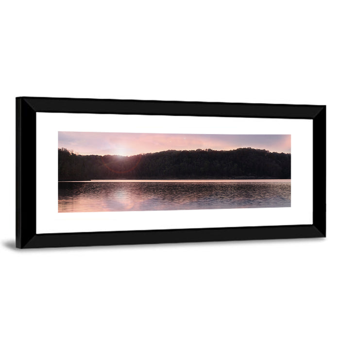 Lake Cumberland Sunset Wall Art as a framed print