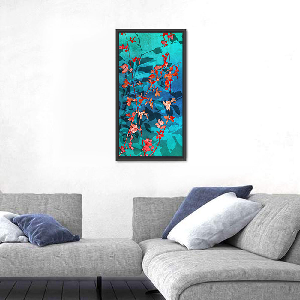 Red Leaves Wall Art
