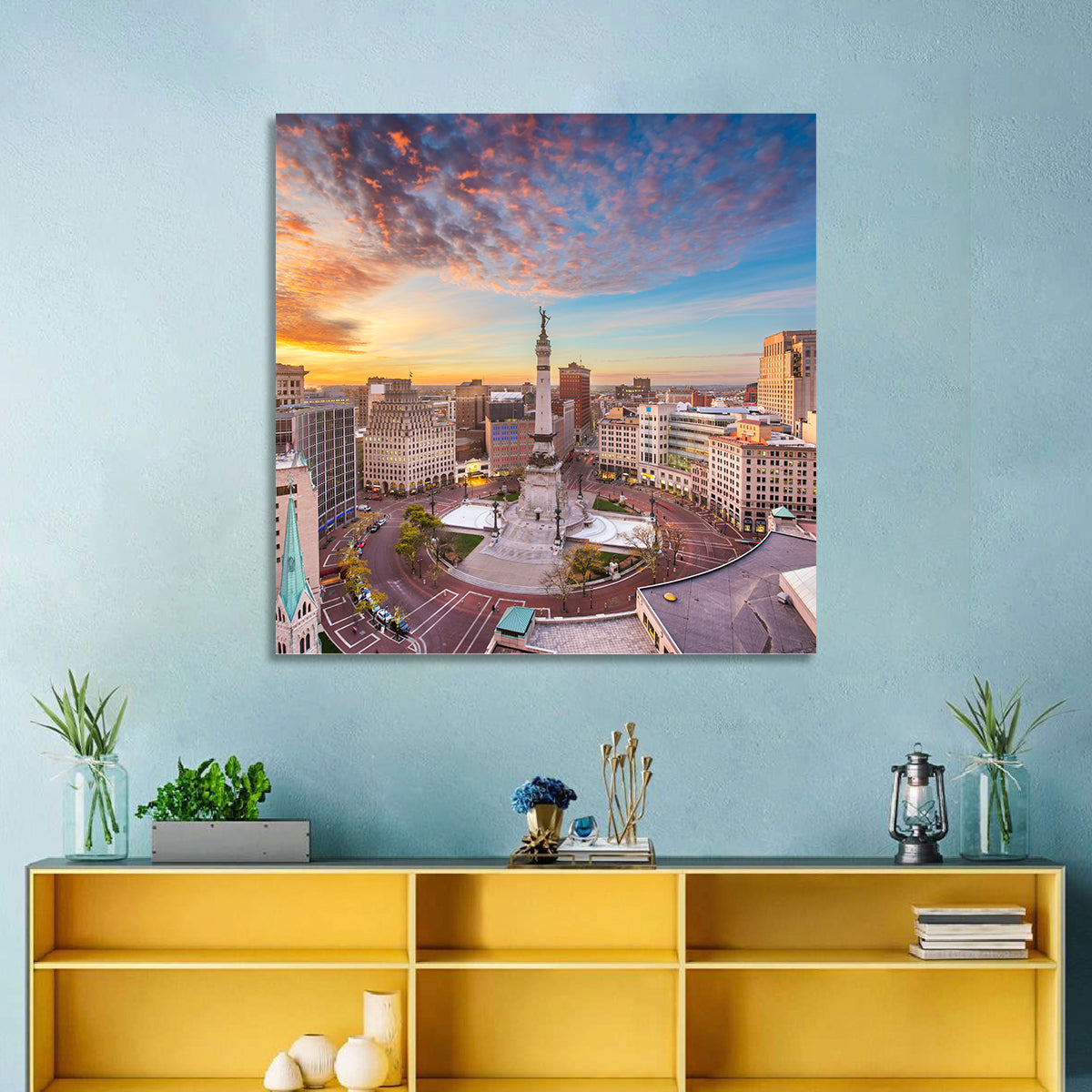 Indianapolis Downtown Wall Art