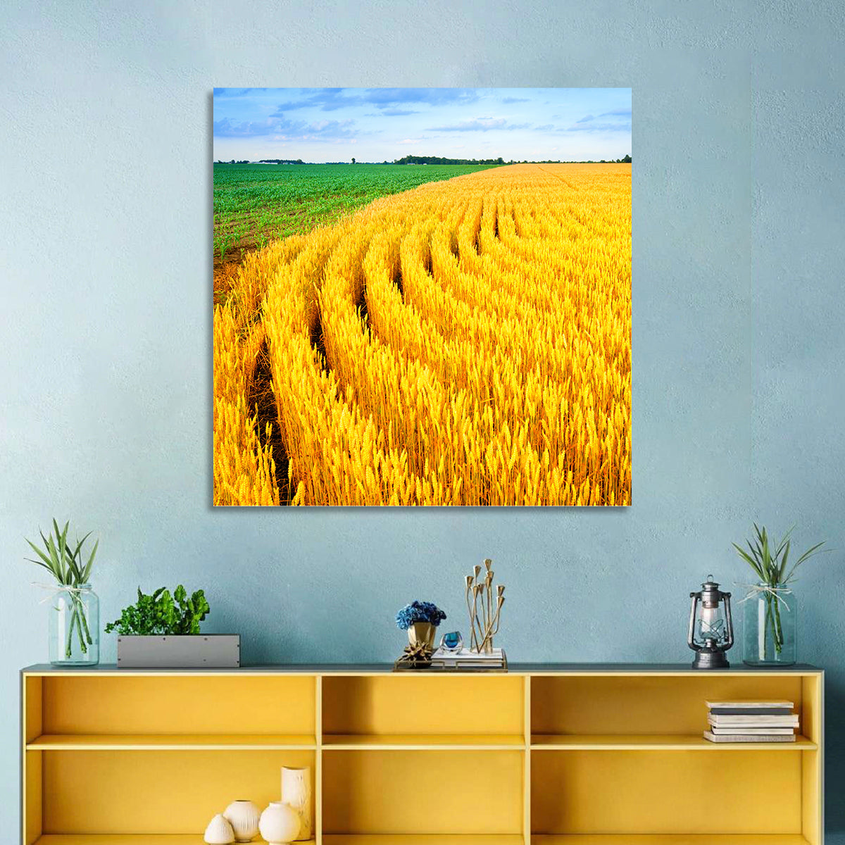 Wheat Field Wall Art