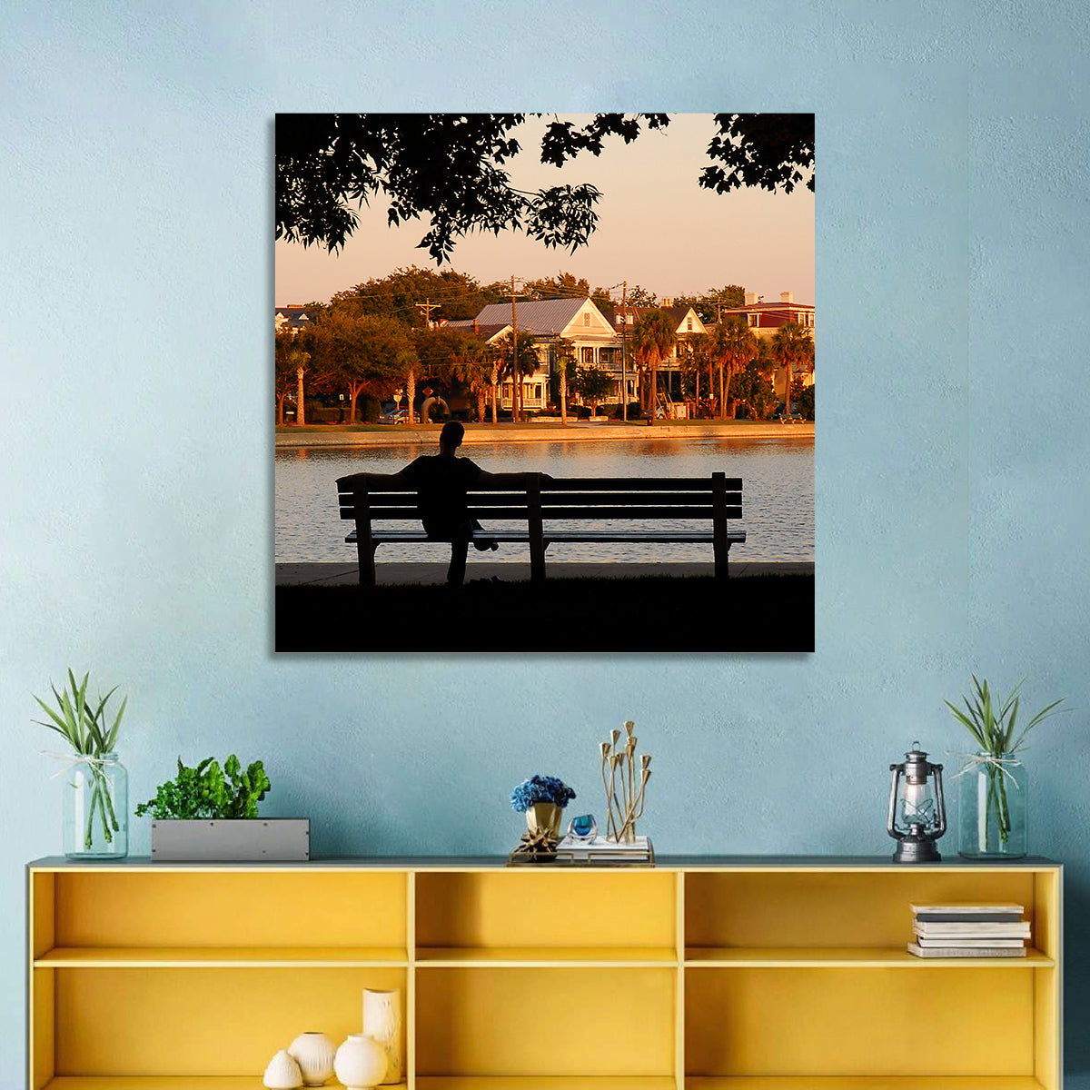 Colonial Lake Wall Art