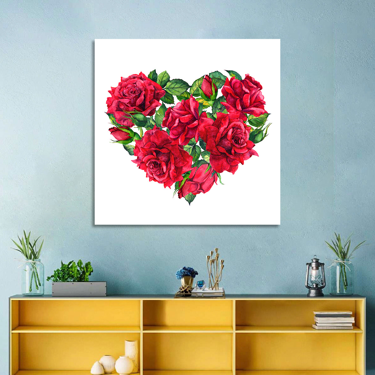 Floral Heart Wall Art