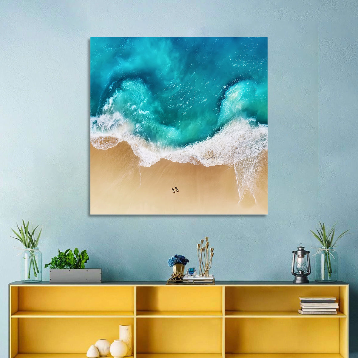 Turquoise Beach Coast Wall Art