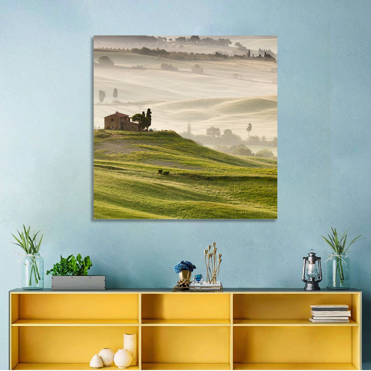 Foggy Tuscany Wall Art