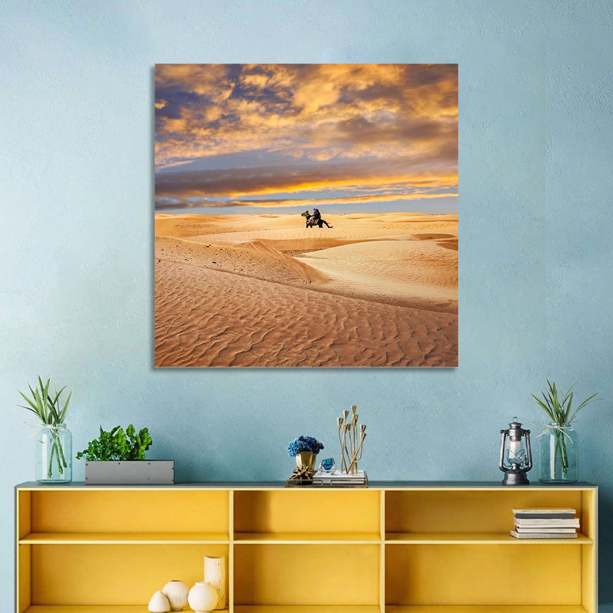 Sahara Desert Rider Wall Art