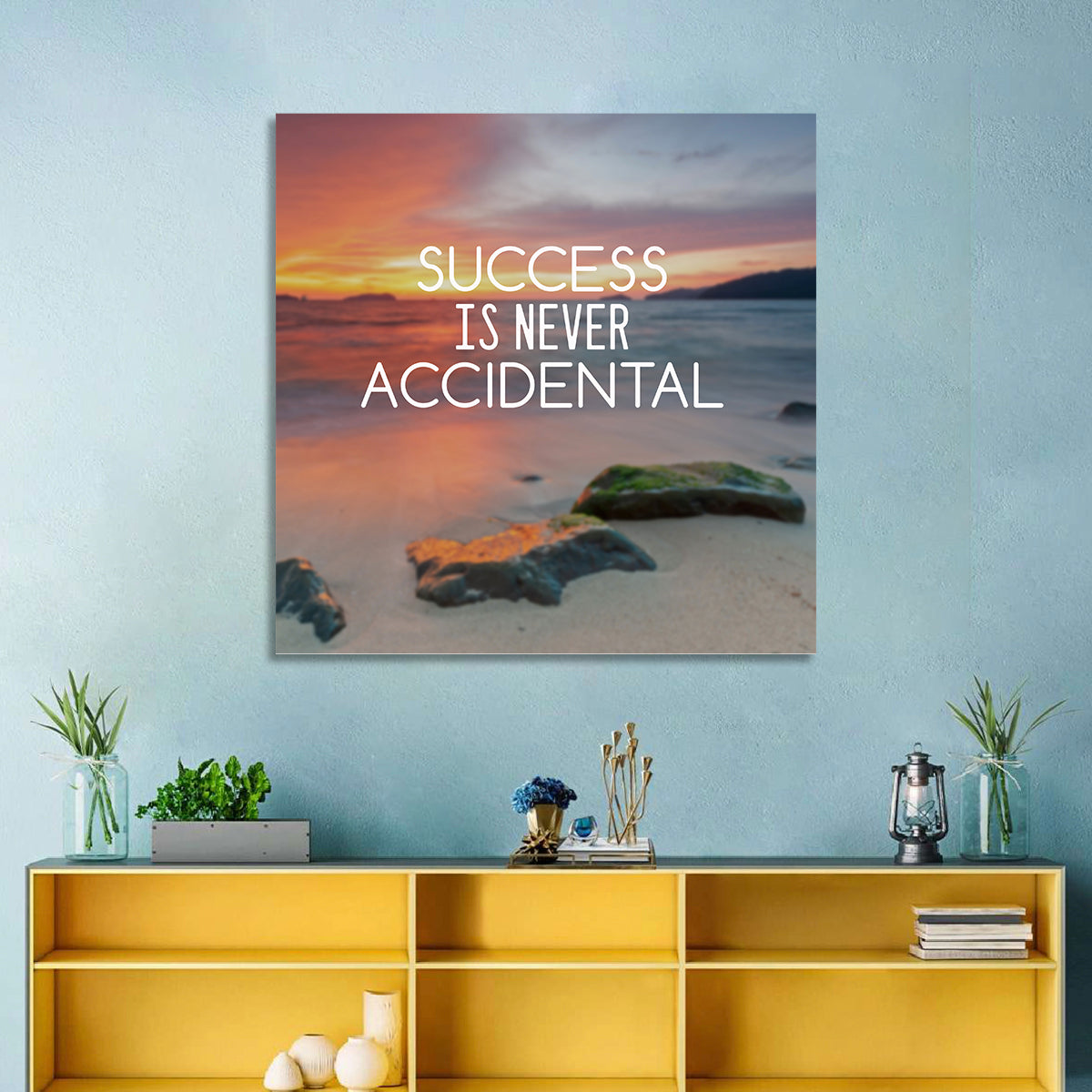 Success is No Accident Wall Art